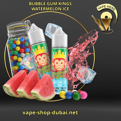 BUBBLE GUM KINGS WATERMELON ICE 60 ML by Dr. VAPES UAE Dubai