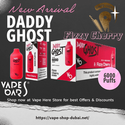 DADDY GHOST 6000 PUFFS 20MG DISPOSABLE VAPE BY VAPES BARS - Vape Here Store