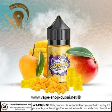 Gummy Mango 30ml Saltnic by Gummy Eliquid - Vape Here Store