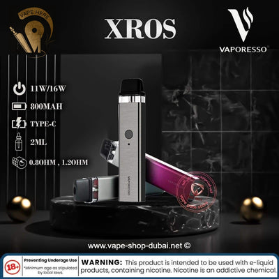 Vaporesso XROS  Pod System - 16W - Vape Here Store