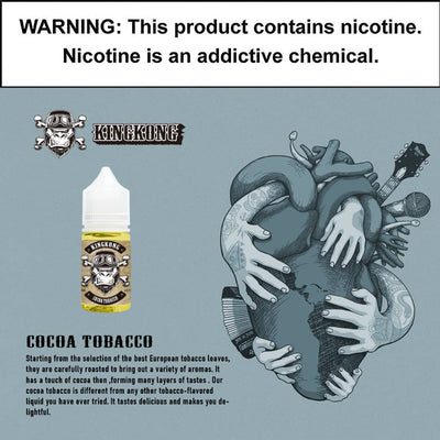 King Kong - Cocoa Tobacco 30ml Saltnic - Vape Here Store