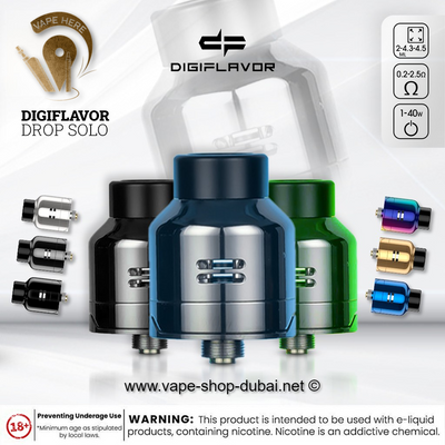 Digiflavor - Drop Solo RDA V1.5 - Vape Here Store