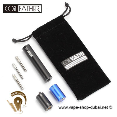 Coil Father Coiling Kit 25/30/35/40 Heating wire Coil Jig-Black - Vape Here Store