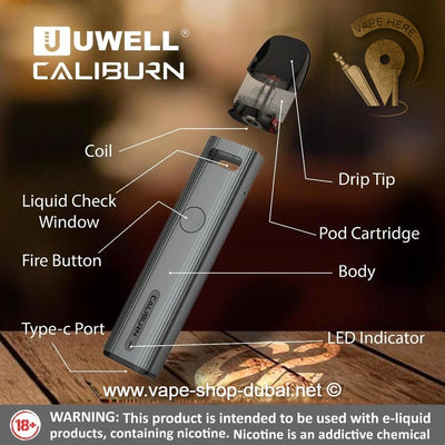 Uwell Caliburn G2 Pod System Kit 750mAh - Vape Here Store
