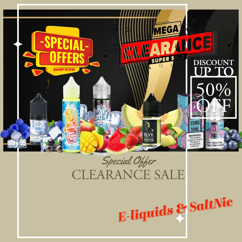 Vape Dubai UAE vape juices Eliquids Saltnic Clearance Offer- Vape Here Store-1