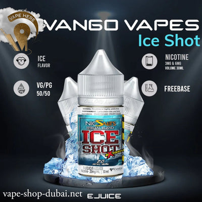 Vango Vapes - Ice Shot  E-LIQUID 30 ml - Vape Here Store