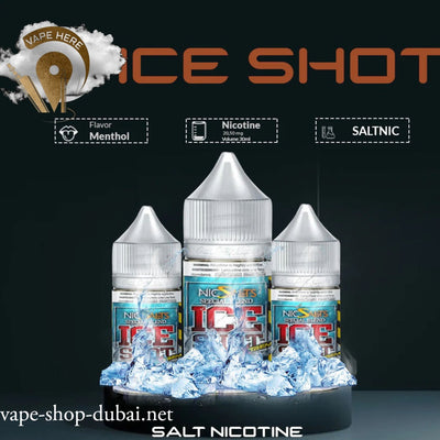 Vango Vapes - Ice Shot SALT NIC 30 ml - Vape Here Store