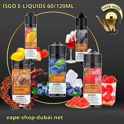 ISGO JUICES E-LIQUIDS 60 & 120ML - Vape Here Store