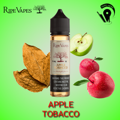 Apple Tobacco 60ml E-Liquids - Fruit Flavors Collection from Ripe Vapes UAE Abu Dhabi & Dubai