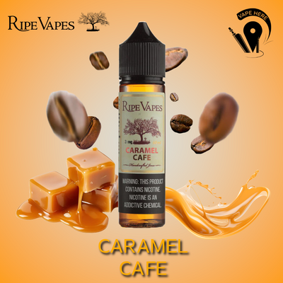 Caramel Café 60ml E-Liquids - Cafe Collection from Ripe Vapes UAE Abu Dhabi & Dubai