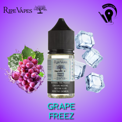 Grape Freez 30ml SaltNic - Fruit Flavors Collection from Ripe Vapes UAE Abu Dhabi & Dubai