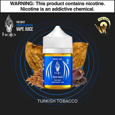Halo Turkish Tobacco E Liquid UAE Abu Dhabi & Dubai