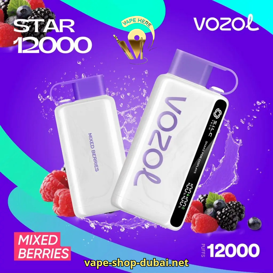 VOZOL STAR 9000/12000 PUFFS DISPOSABLE VAPE Mixed Berries UAE Fujairah