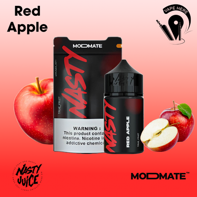NASTY MODMATE – RED APPLE E-liquid 60ml UAE Abu Dhabi & Dubai