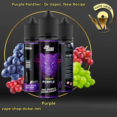Purple Panther 60ml - Dr Vapes (Panther Series) New Recipe UAE Dubai