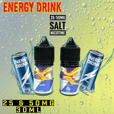 Energy Drink SaltNic 25 & 50MG (30ML) - Vape Here Store