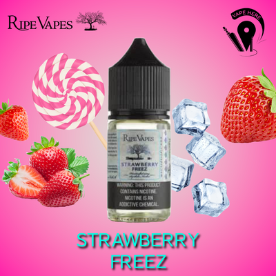 Strawberry Freez 30ml SaltNic - Fruit Flavors Collection from Ripe Vapes UAE Abu Dhabi & Dubai