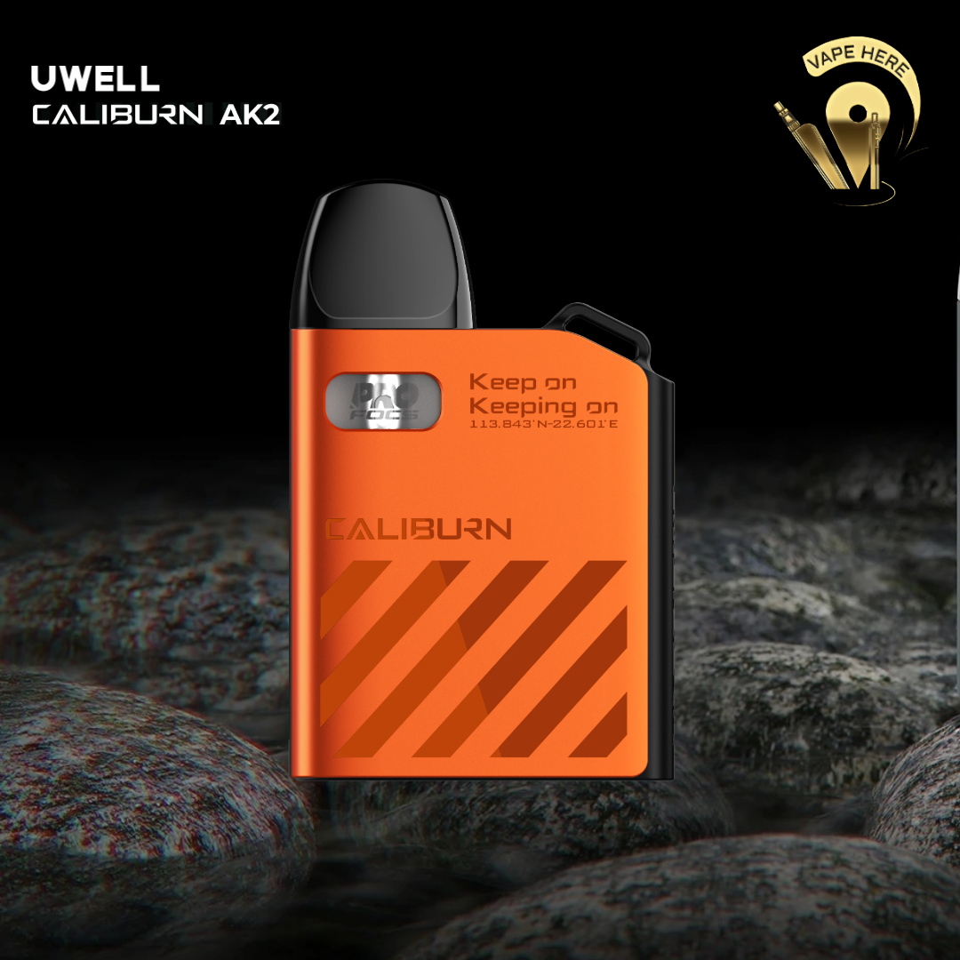 Uwell Caliburn AK2 Pod System Kit 520mAh Neon Orange UAE Sharjah
