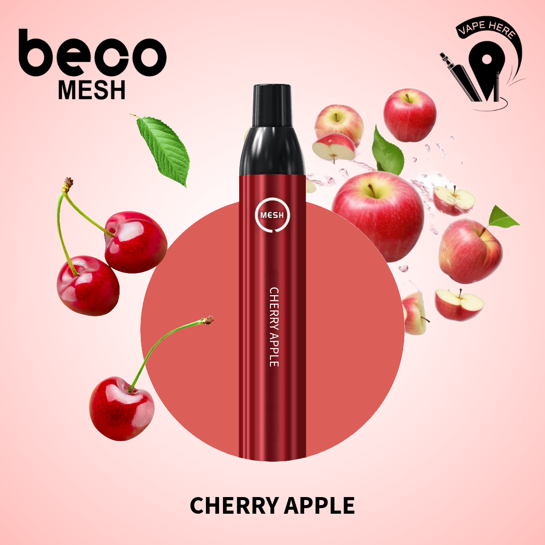 VAPTIO BECO MESH - DISPOSABLE VAPE DEVICE (2200 PUFFS) Cherry Apple UAE Ras Al Khaimah
