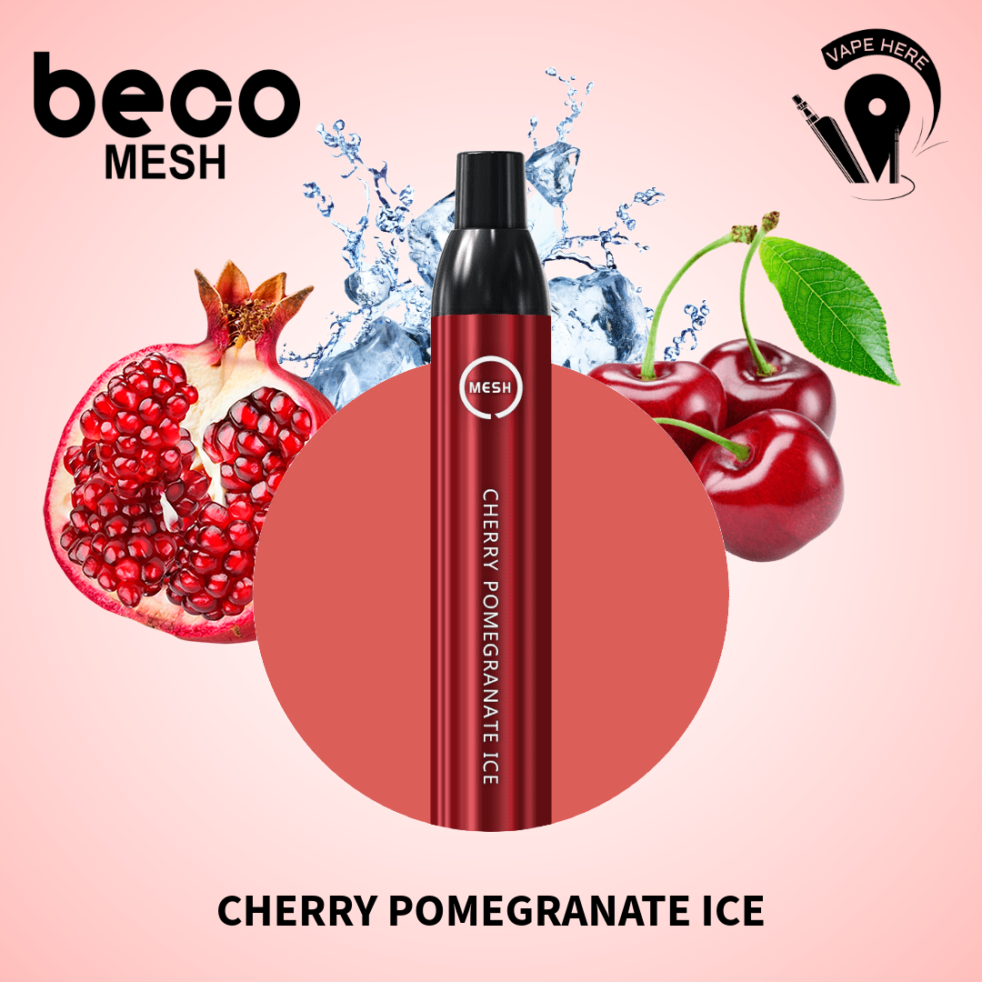 VAPTIO BECO MESH - DISPOSABLE VAPE DEVICE (2200 PUFFS) Cherry Pomegranate Ice UAE Dubai