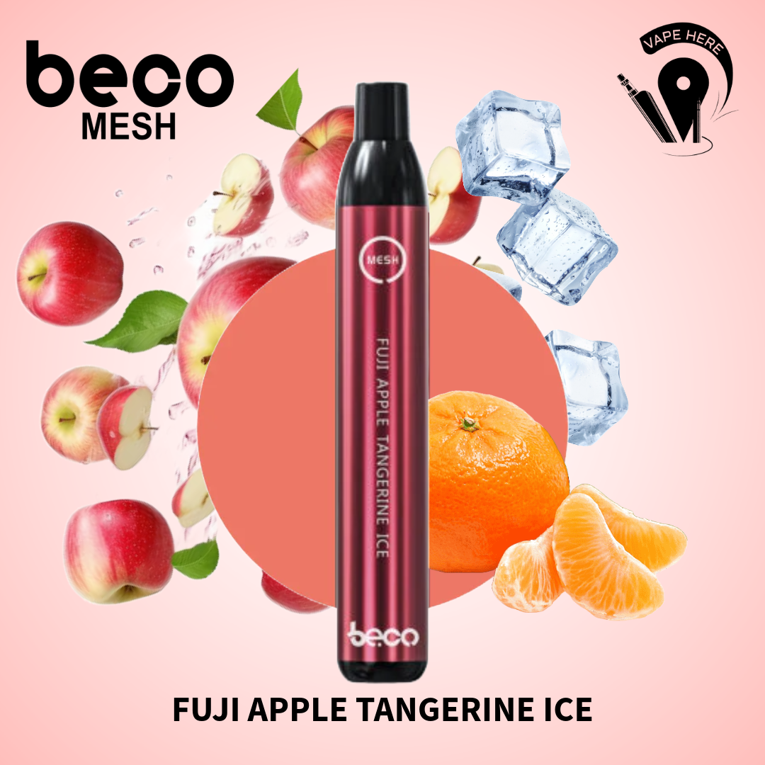 VAPTIO BECO MESH - DISPOSABLE VAPE DEVICE (2200 PUFFS) Fuji Apple Tangerine Ice UAE Ajman