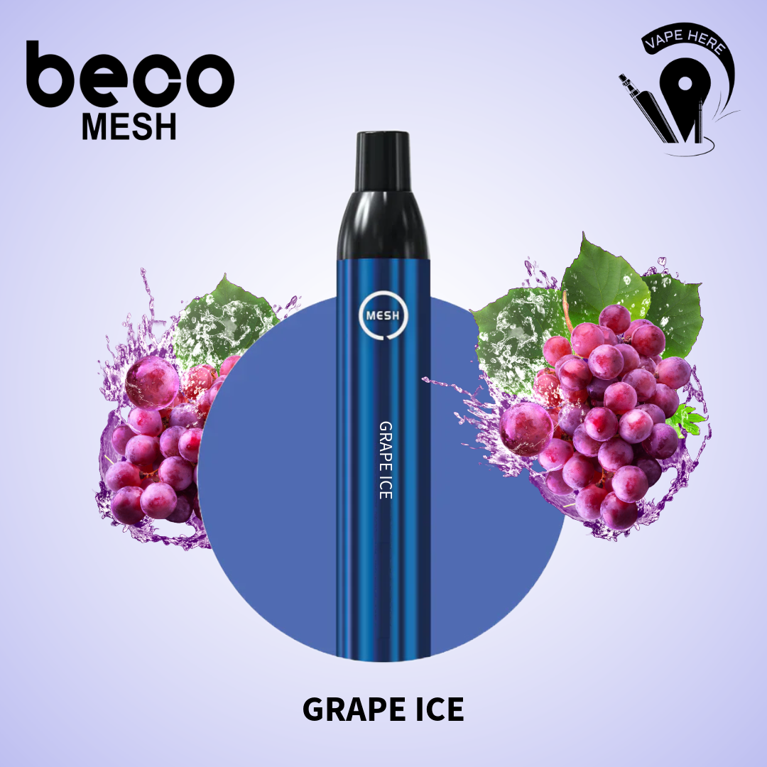 VAPTIO BECO MESH - DISPOSABLE VAPE DEVICE (2200 PUFFS) Grape Ice UAE Umm Al Quwain