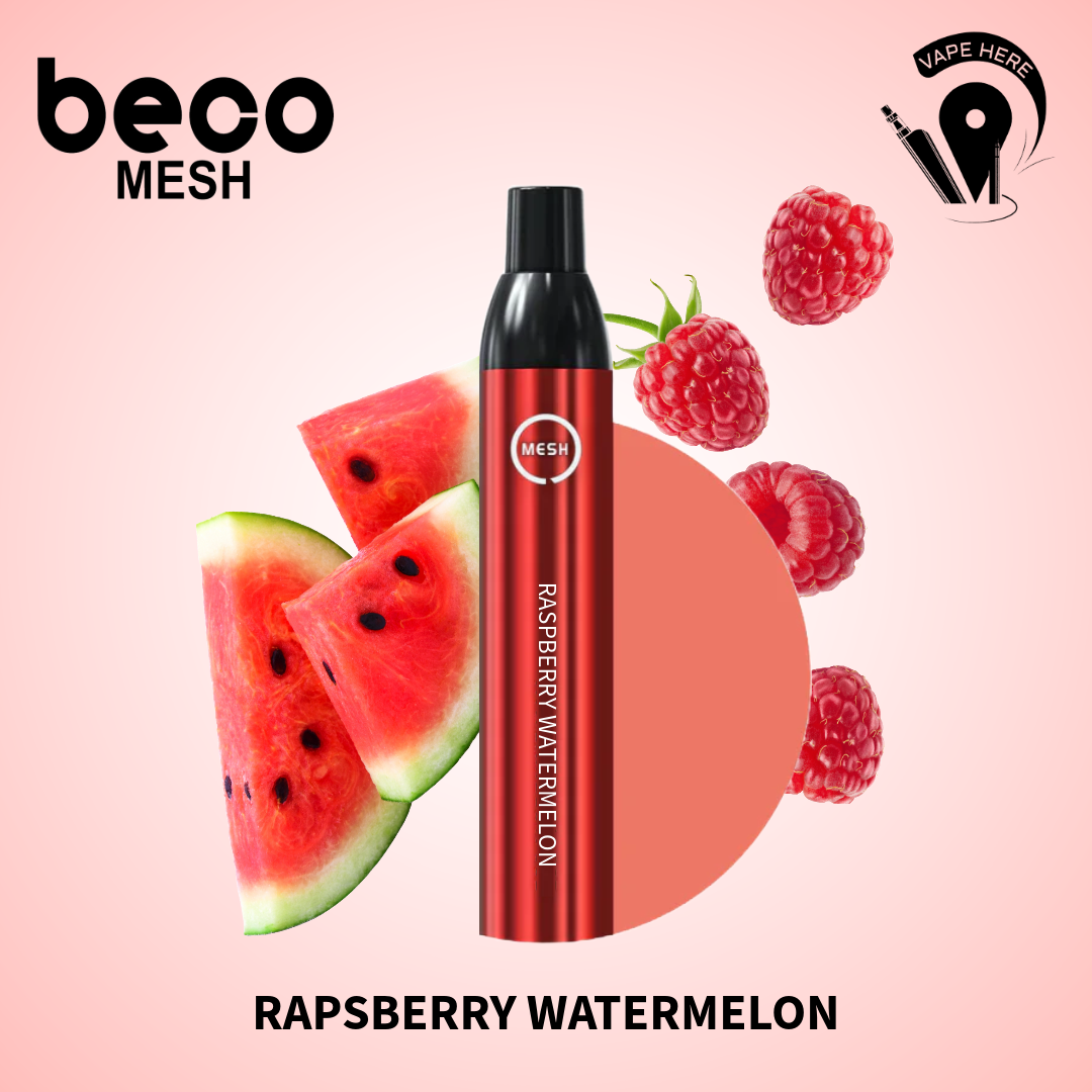 VAPTIO BECO MESH - DISPOSABLE VAPE DEVICE (2200 PUFFS) Raspberry Watermelon UAE Ajman
