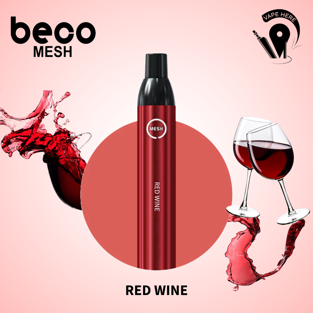 VAPTIO BECO MESH - DISPOSABLE VAPE DEVICE (2200 PUFFS) Red Wine UAE Sharjah