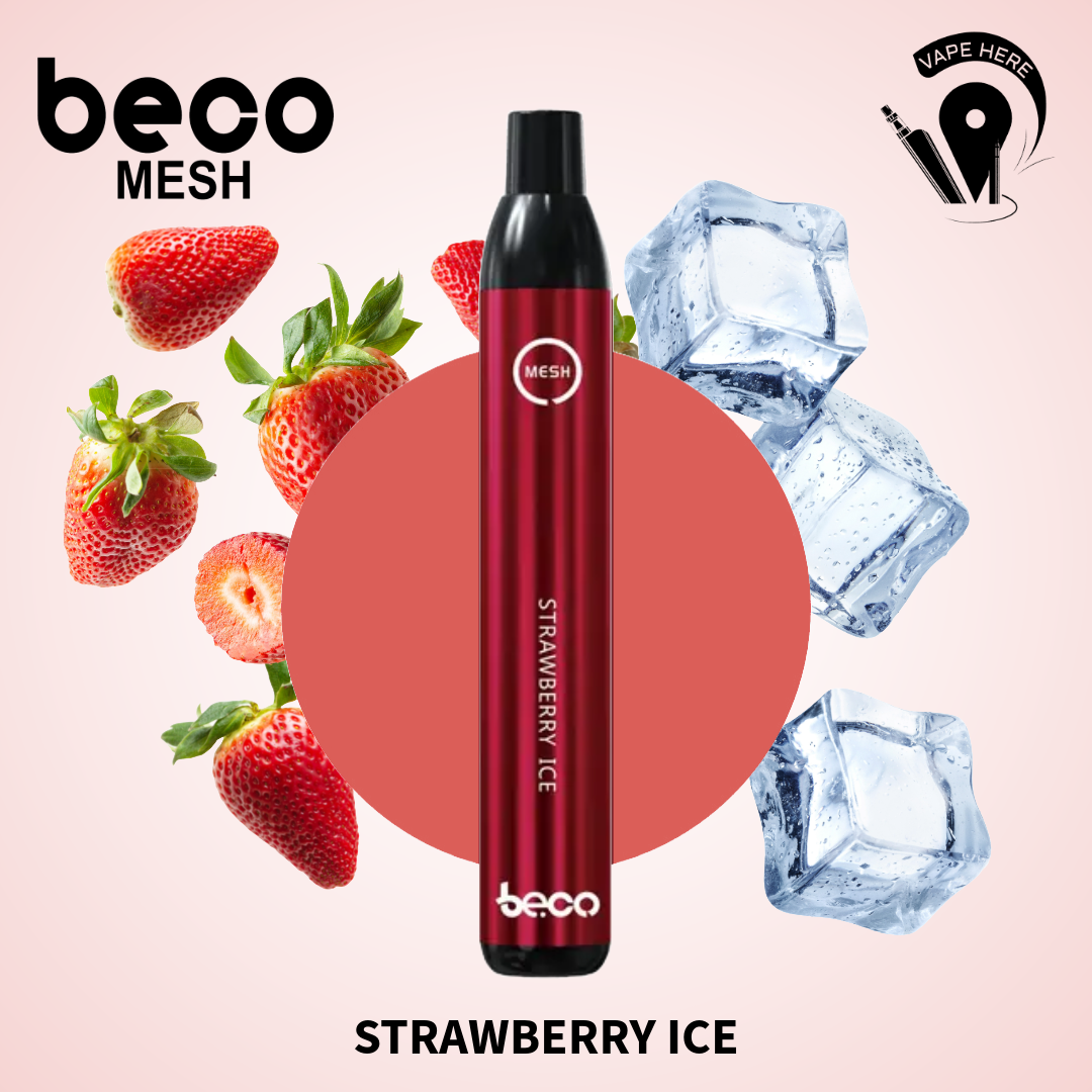 VAPTIO BECO MESH - DISPOSABLE VAPE DEVICE (2200 PUFFS) Strawberry Ice UAE Ras Al Khaimah