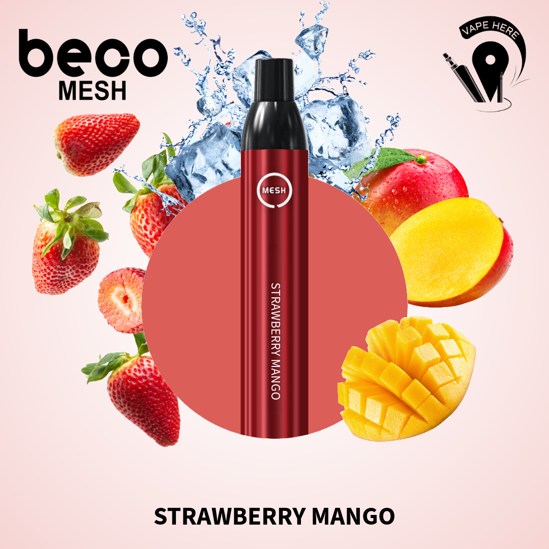 VAPTIO BECO MESH - DISPOSABLE VAPE DEVICE (2200 PUFFS) Strawberry Mango UAE Al Ain
