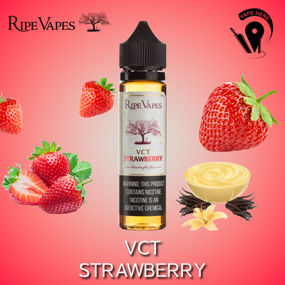 VCT Strawberry 60ml E-Liquids - VCT Collection from Ripe Vapes UAE Abu Dhabi & Dubai