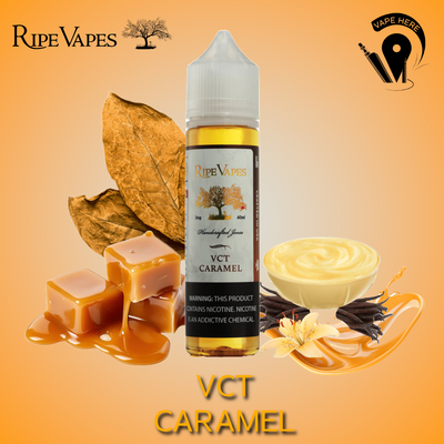 VCT CARAMEL 60ml E-Liquids - VCT Collection from Ripe Vapes UAE Dubai & Abu Dhabi