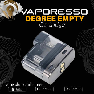 VAPORESSO Degree Empty Cartridge (2PCS/Pack) - Vape Here Store