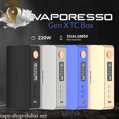 VAPORESSO - Gen X TC Box Mod 220W - Vape Here Store