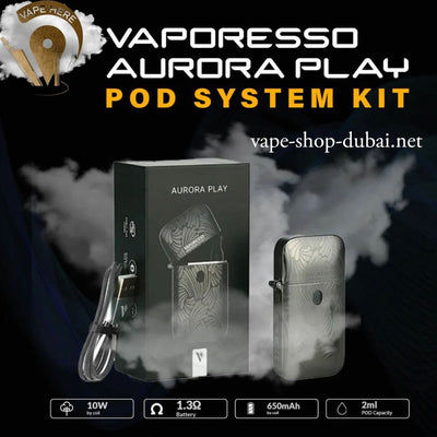 VAPORESSO - Aurora Play Pod System - Vape Here Store