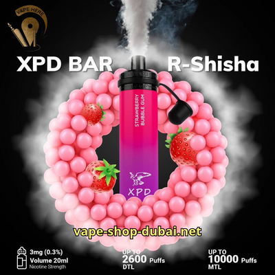 XPD R-SHISHA 10000 DISPOSABLE VAPE