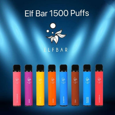 Elf Bar 1500 Disposable Pod Device 850mAh - Vape Here Store