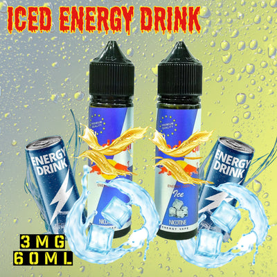 Iced Energy Drink E-Liquids 3MG - Vape Here Store