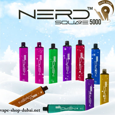 NERD SQUARE Disposable Vape - 5000 Puffs UAE Dubai