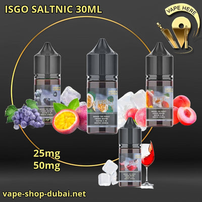 ISGO JUICES SALTNIC 30 ML - Vape Here Store