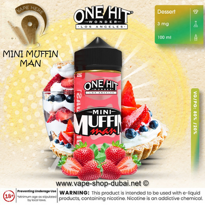 ONE HIT WONDER - MINI MUFFIN MAN - Vape Here Store