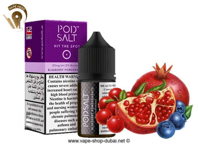 Pod Salt Blueberry Pomegranate - NicSalt - Vape Here Store