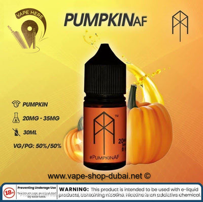 M.terk - Pumpkin AF Saltnic - Vape Here Store