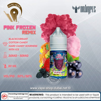 Pink Frozen Remix 30ml SaltNic by Dr. Vapes (Panther Series) - Vape Here Store