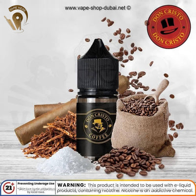 Don Cristo Coffee 30ml Saltnic by PGVG - Vape Here Store
