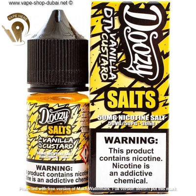 Vanilla Custard - Doozy Salt - Vape Here Store