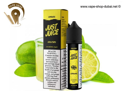 Lemonade 50ml E liquid by Just Juice - Vape Here Store