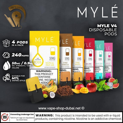 Myle Pods V4 - 4pcs/pack - Vape Here Store