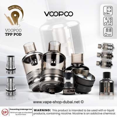 VOOPOO TPP POD TANK 5.5ml - Vape Here Store
