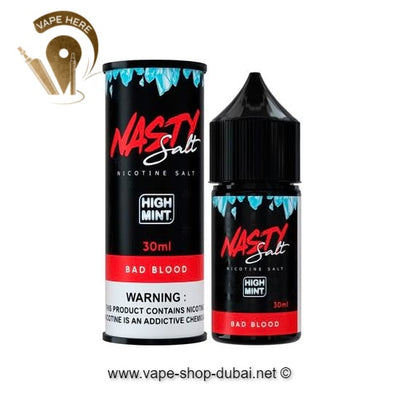 High Mint Bad Blood - Nasty 30ml - Vape Here Store